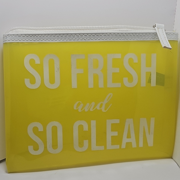 Yellow Zippered Pouch - Picture 1 of 2